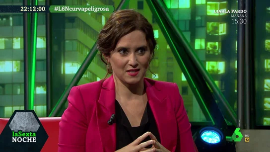 Isabel Díaz Ayuso en laSexta Noche Isabel Díaz Ayuso en laSexta Noche