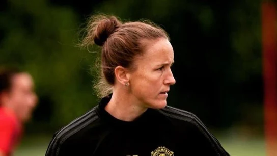 Casey Stoney, entrenadora del Manchester United Casey Stoney, entrenadora del Manchester United