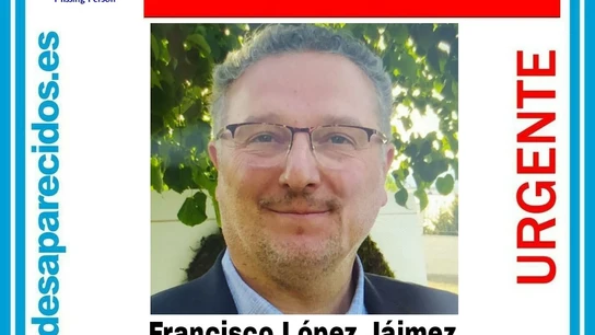 Desaparece Francisco López Jáimez, presidente de un colegio de Valdemoro Desaparece Francisco López Jáimez, presidente de un colegio de Valdemoro