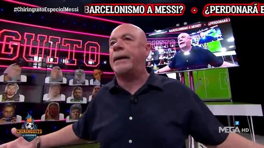 Alfredo Duro estalla contra Messi en 'El Chiringuito': "¡Que a ti también te han metido ocho!" Alfredo Duro estalla contra Messi en 'El Chiringuito': "¡Que a ti también te han metido ocho!"