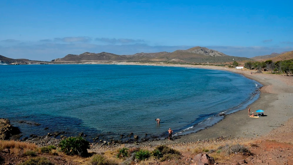 Playa de los Genoveses en el parque natural Cabo de Gata-Níjar (Almería)