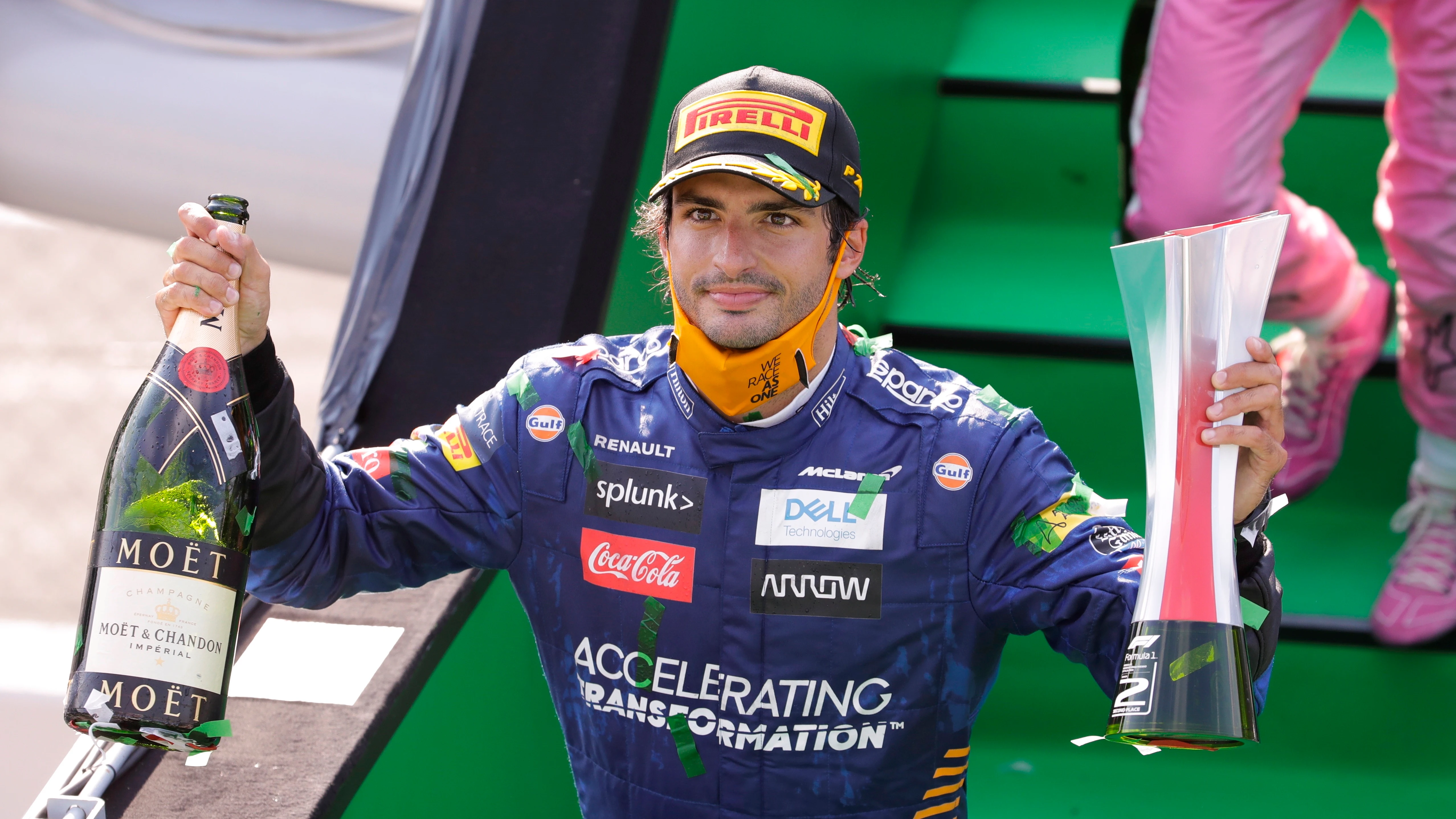 Carlos Sainz, tras su segundo puesto en Monza