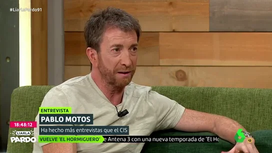 El tajante mensaje de Pablo Motos a los políticos El tajante mensaje de Pablo Motos a los políticos