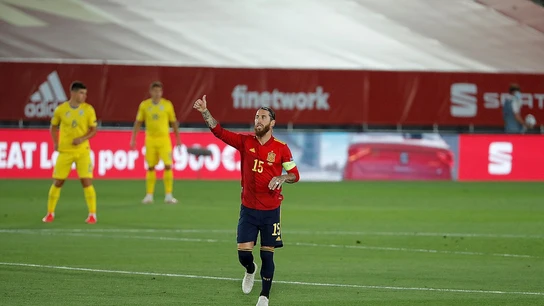 Sergio Ramos celebra un gol Sergio Ramos celebra un gol