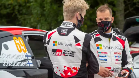Kalle Rovanperä remontaba hasta la cuarta plaza - Fuente TGR Kalle Rovanperä remontaba hasta la cuarta plaza