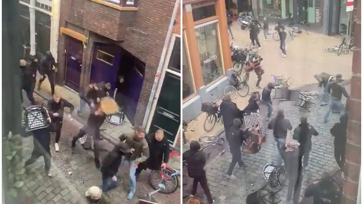 Pelea ultra en Holanda