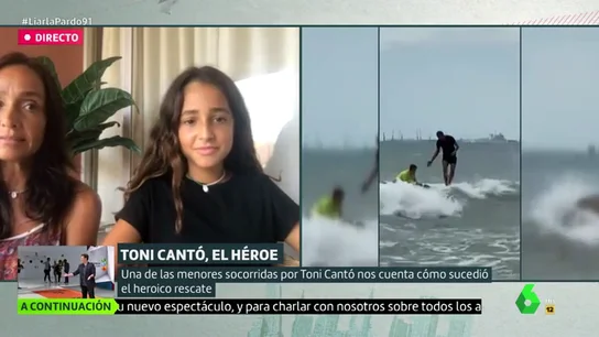 Lo que no se vio del rescate de Toni Cantó, el Aquaman español: habla de una de las jóvenes rescatadas Lo que no se vio del rescate de Toni Cantó, el Aquaman español: habla de una de las jóvenes rescatadas
