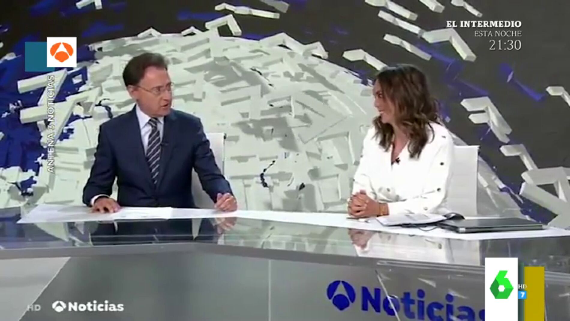 El emotivo mensaje de Mat&iacute;as Prats a M&oacute;nica Carrillo en pleno informativo tras su c&aacute;ncer de piel