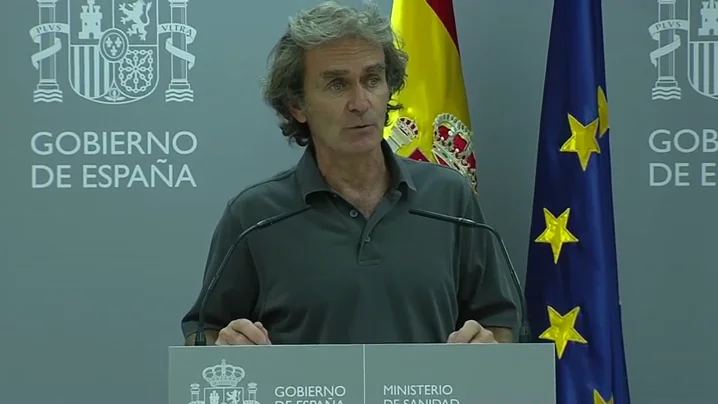 El director del Centro de Coordinación de Alertas y Emergencias Sanitarias, Fernando Simón