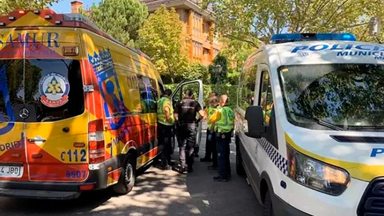 Agentes de la Policía Municipal de Madrid y de servicios de emergencias Agentes de la Policía Municipal de Madrid y de servicios de emergencias