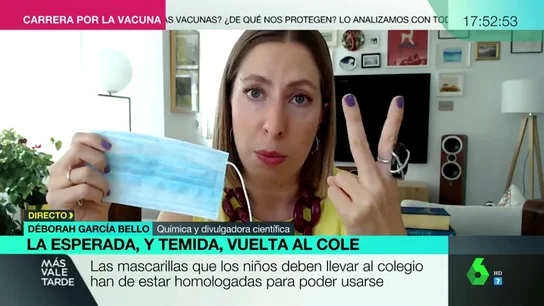¿Qué mascarilla usar en el colegio?: así deben actuar los niños frente a la covid en la vuelta a las clases ¿Qué mascarilla usar en el colegio?: así deben actuar los niños frente a la covid en la vuelta a las clases