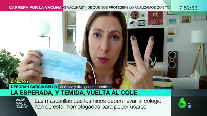 ¿Qué mascarilla usar en el colegio?: así deben actuar los niños frente a la covid en la vuelta a las clases