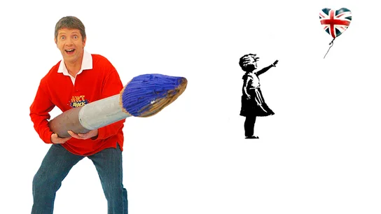 La hilarante ‘conspiranoia’ que dice que Banksy es el expresentador de ‘Art Attack’ Banksi no es el presentador de Art Attack