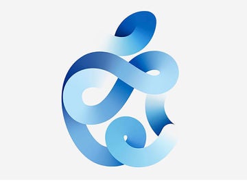 El logotipo de la manzana creado para la ocasión