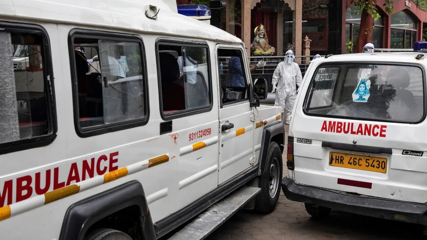 Ambulancia en la India Ambulancia en la India