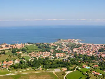 Vista aérea de Comillas Vista aérea de Comillas