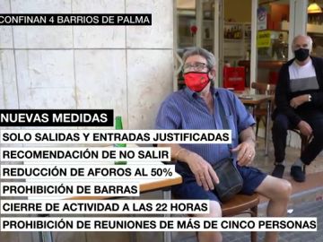 Cuatro barrios de Palma volverán a vivir un confinamiento: solo se podrá salir con motivo justificado a partir del viernes