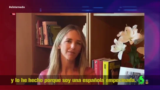 "Soy una española empecinada": así arranca Cayetana Álvarez de Toledo su vídeo de Youtube contra el PP "Soy una española empecinada": así arranca Cayetana Álvarez de Toledo su vídeo de Youtube contra el PP