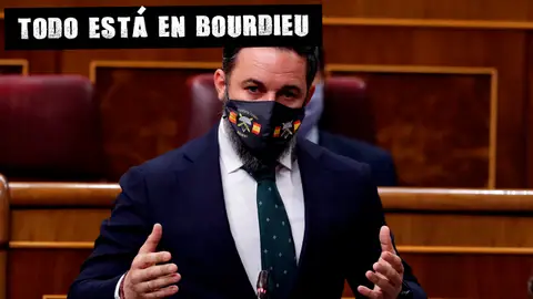 Santiago Abascal durante su intervención en el Congreso Santiago Abascal durante su intervención en el Congreso