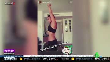 Chenoa sorprende en Instagram con su flexibilidad extrema