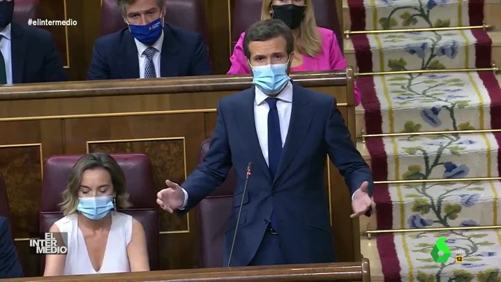 Vídeo manipulado - Pablo Casado y Teodoro García Egea se convierten en el Congreso en 'Los payasos de la tele' 