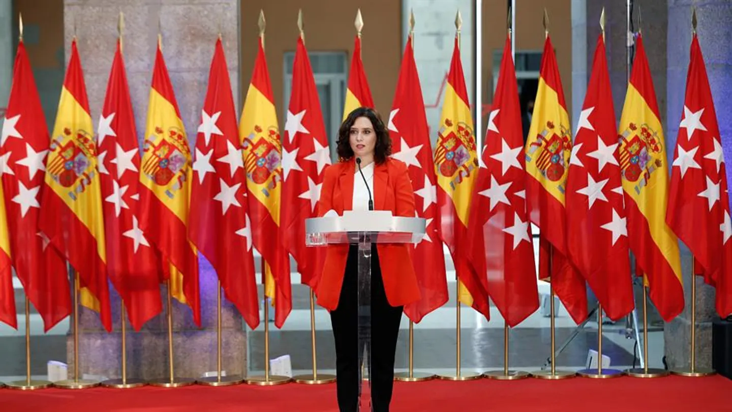 La presidenta de la Comunidad de Madrid, Isabel Díaz Ayuso La presidenta de la Comunidad de Madrid, Isabel Díaz Ayuso
