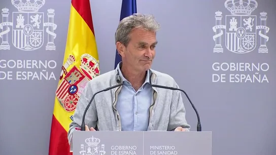 Fernando Simón en rueda de prensa Fernando Simón en rueda de prensa