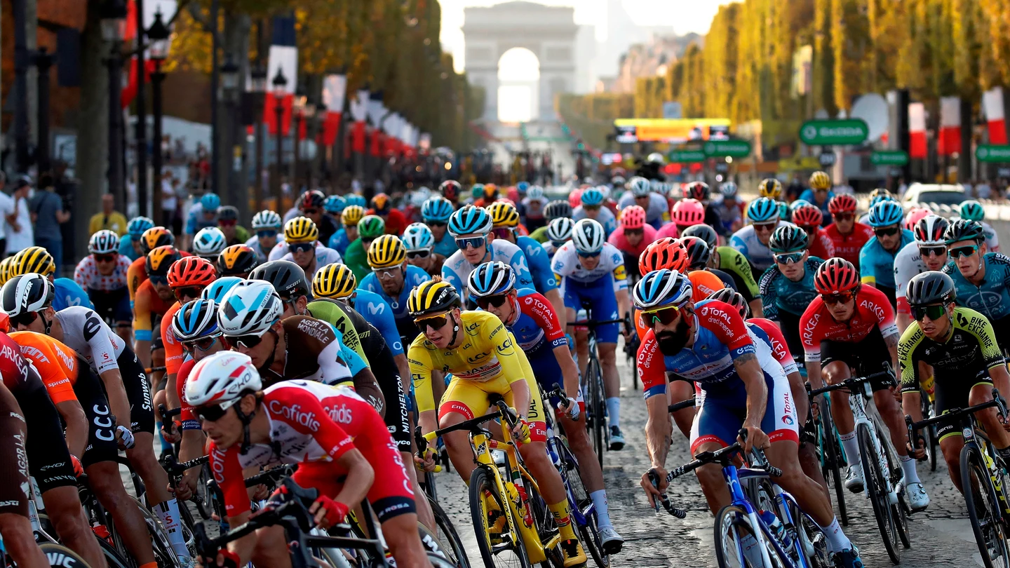El pelotón del Tour de Francia El pelotón del Tour de Francia
