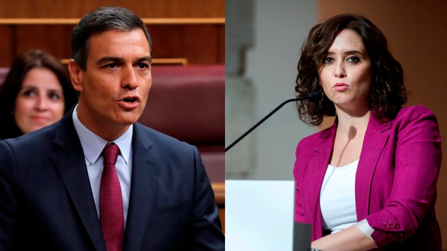 Pedro Sánchez e Isabel Díaz Ayuso Pedro Sánchez e Isabel Díaz Ayuso