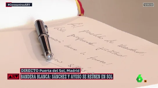Mensaje de Pedro Sánchez antes de la reunión con Isabel Díaz Ayuso Mensaje de Pedro Sánchez antes de la reunión con Isabel Díaz Ayuso