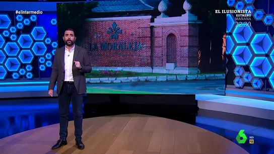 Dani Mateo en el plató de El Intermedio. Dani Mateo se solidariza con la vecina de La Moraleja que asegura que no se mezclan con los de Alcobendas: "Los ricos también lloran"