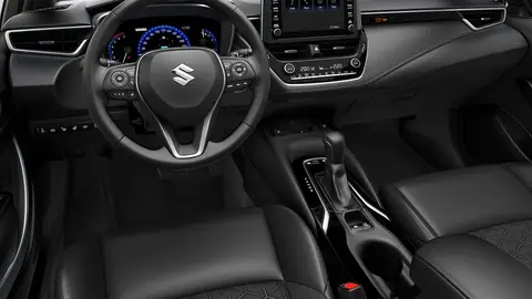 En el interior, destaca la pantalla de ocho pulgadas que servirá para controlar el sistema multimedia Suzuki Swace