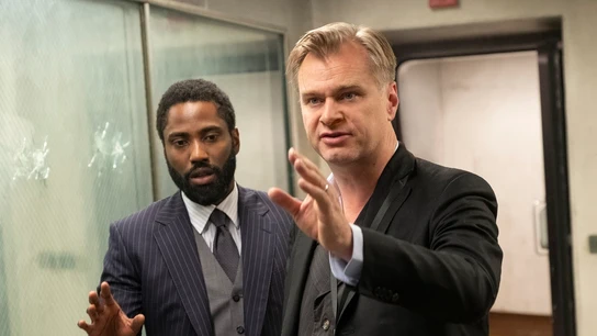 John David Washington y Christopher Nolan en el rodaje de 'Tenet' John David Washington y Christopher Nolan en el rodaje de 'Tenet'