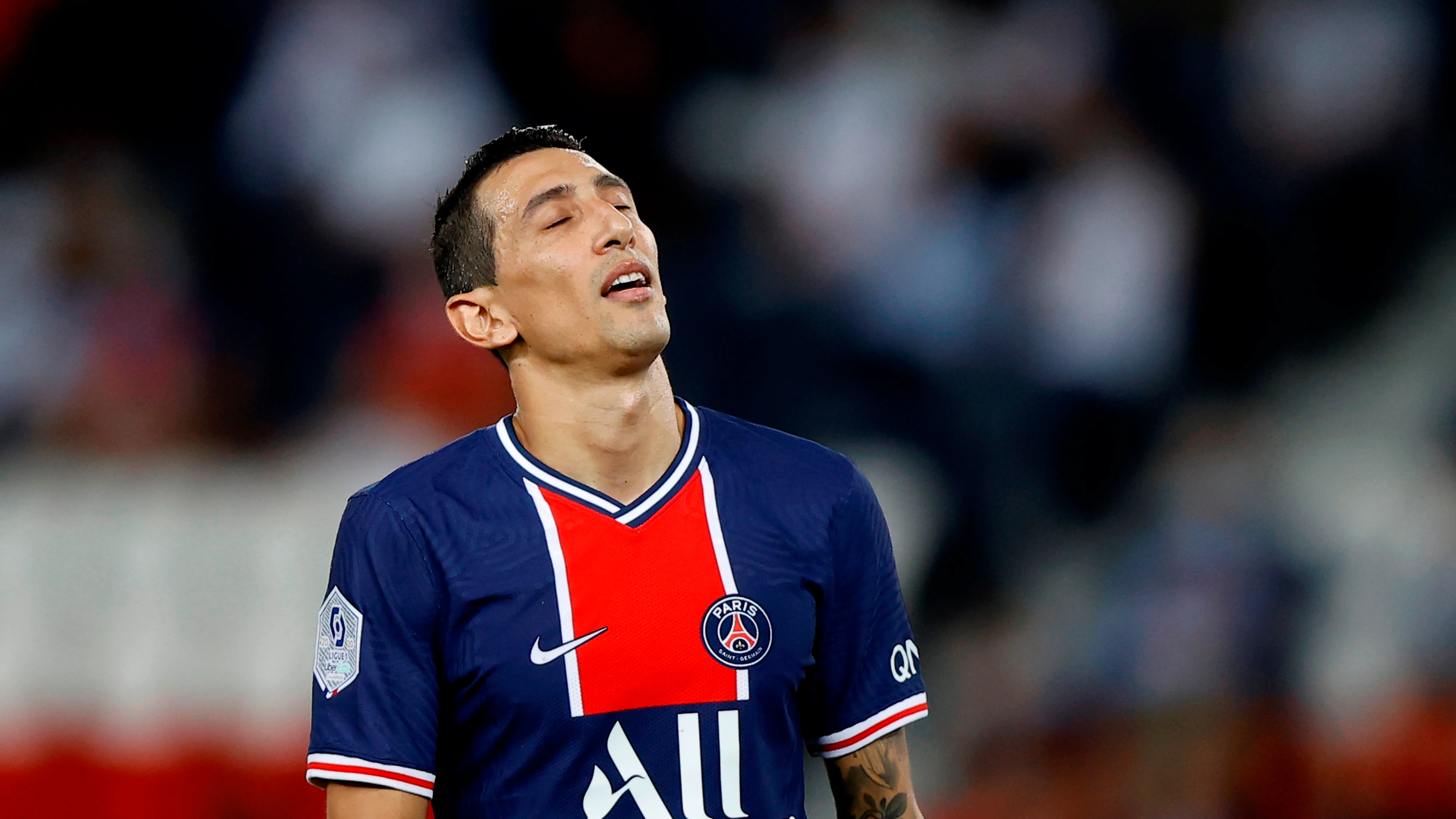 Ángel di María, en un partido del PSG