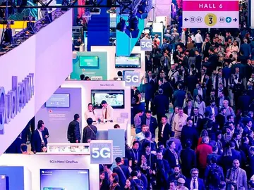 Imagen archivo del Mobile World Congress Barcelona Imagen archivo del Mobile World Congress Barcelona