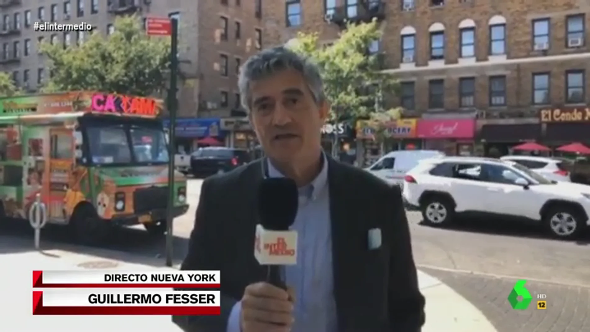 El periodista Guillermo Fesser, corresponsal en Nueva York.