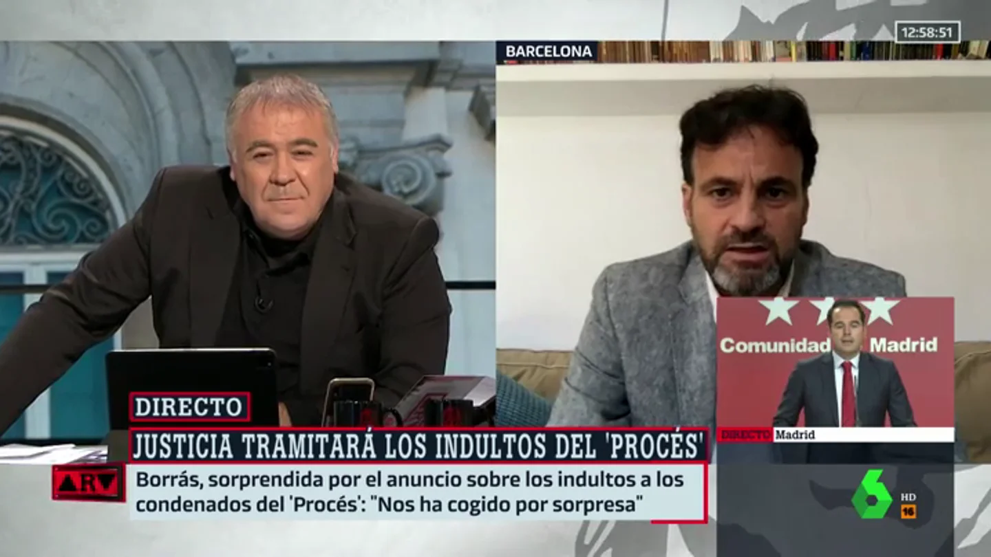 Jaume Asens (Unidas Podemos): "Si el indulto tiene sentido para algún caso es para el del procés" Jaume Asens (Unidas Podemos): "Si el indulto tiene sentido para algún caso es para el del procés"