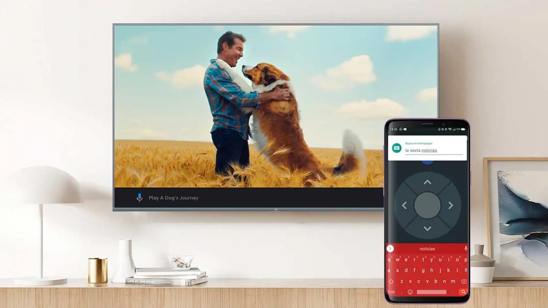 convierte tu teléfono móvil en un teclado