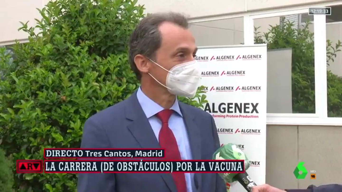 Pedro Duque afirma que España tendrá un millón y medio de vacunas contra el COVID-19 en diciembre Pedro Duque afirma que España tendrá un millón y medio de vacunas contra el COVID-19 en diciembre