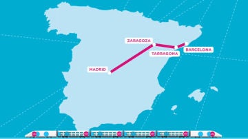 Así puedes conseguir un billete de tren por 1 euro entre Madrid y Barcelona