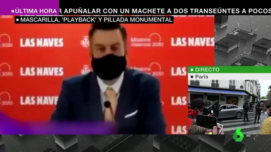 El concejal de Valencia que hizo 'playback' hablando en inglés pide perdón y la oposición habla de "bochorno internacional" El concejal de Valencia que hizo 'playback' hablando en inglés pide perdón y la oposición habla de "bochorno internacional"