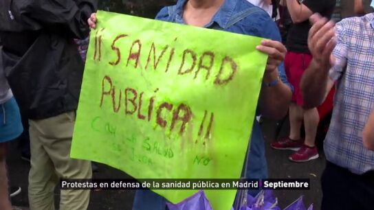 Espa&ntilde;a, escenario de d&eacute;cadas de protestas en defensa de una sanidad p&uacute;blica desbordada por la Covid-19