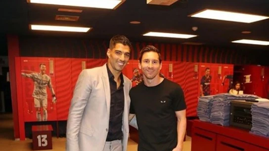 Luis Suárez y Leo Messi Luis Suárez y Leo Messi
