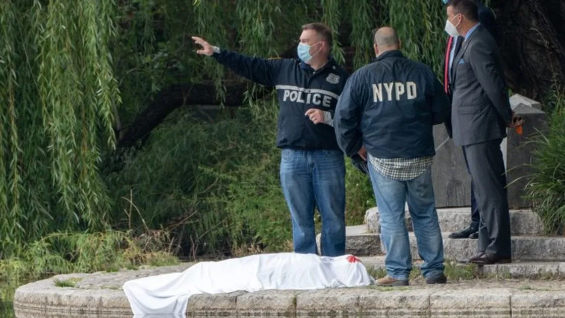 La policía neoyorquina en el Central Park