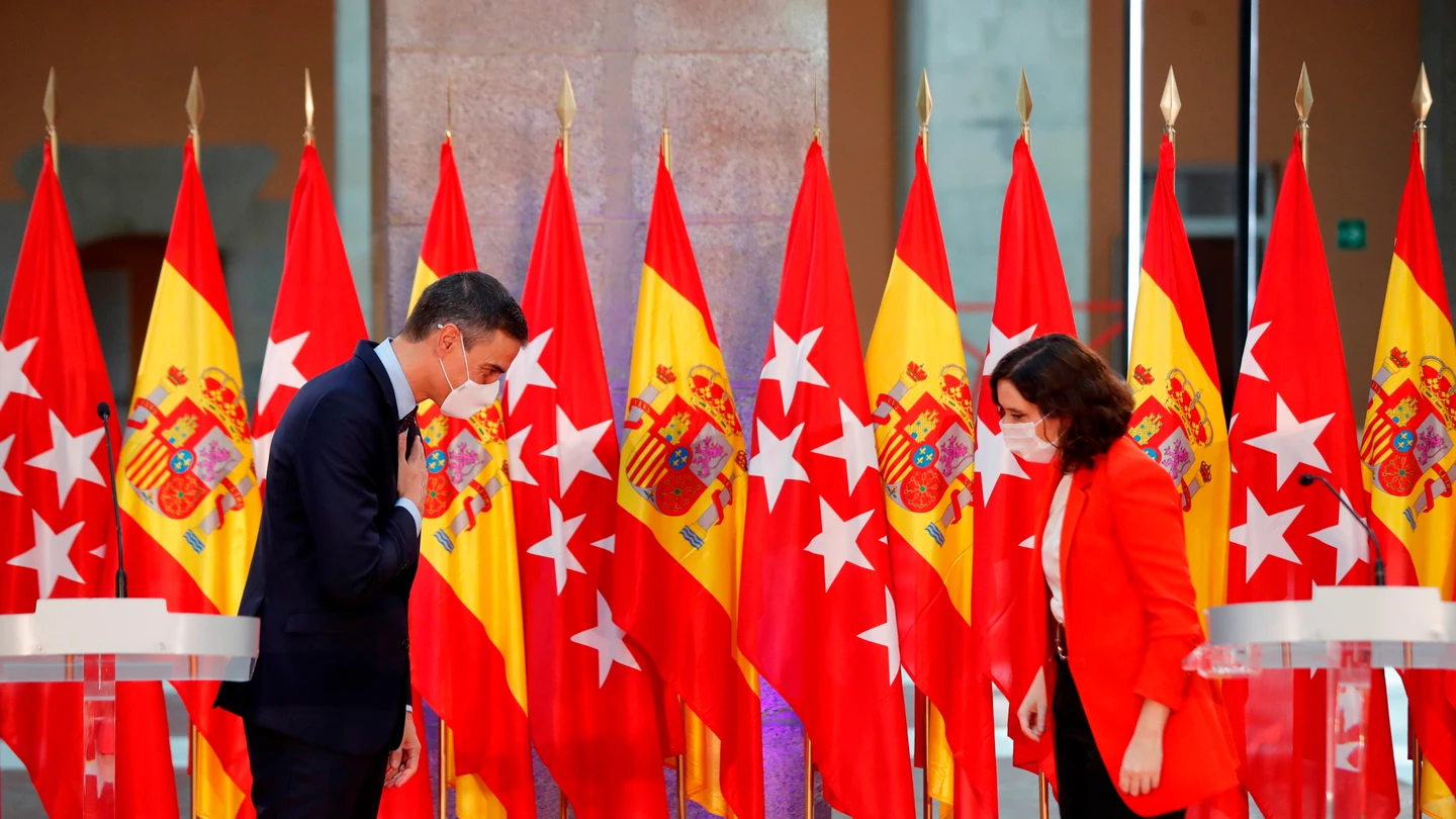 Pedro Sánchez e Isabel Díaz Ayuso Pedro Sánchez e Isabel Díaz Ayuso