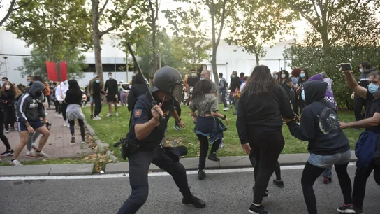 Protestas en Madrid por las restricciones aplicadas por zonas básicas de salud Protestas en Madrid por las restricciones aplicadas por zonas básicas de salud