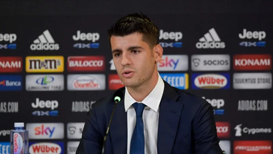 Álvaro Morata, en rueda de prensa Álvaro Morata, en rueda de prensa