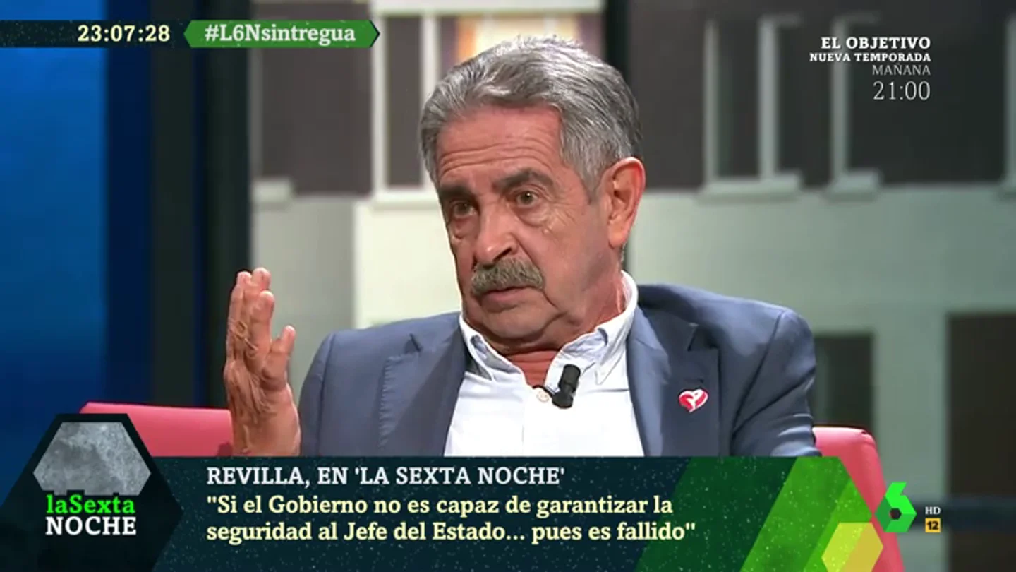Revilla, sobre la ausencia del rey en el CGPJ: "No me extrañaría que se haya hablado en las conversaciones que entre ERC y España" Revilla, sobre la ausencia del rey en el CGPJ: "No me extrañaría que se haya hablado en las conversaciones que entre ERC y España"