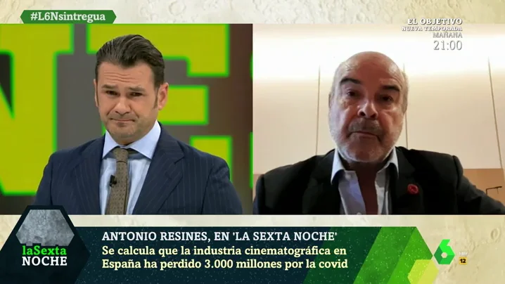 La indignación de Resines con los políticos: "Si multan por no llevar mascarilla, a uno que dice una gilipollez en el Congreso también"