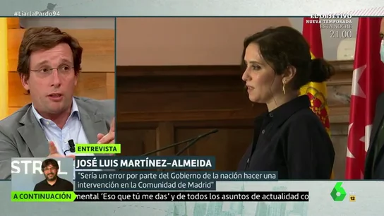 José Luis Martínez-Almeida, alcalde de Madrid, en Liarla Pardo. Almeida: "Tenemos que estar preparados para adoptar cualquier medida en cualquier escenario"